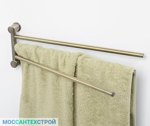 Ремонт ванной и санузла K-1533-Держатель-полотенец-тройной