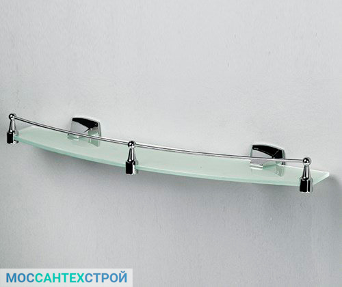 Ремонт ванной и санузла Wern-K-2544-Полка-стеклянная-с-бортиком