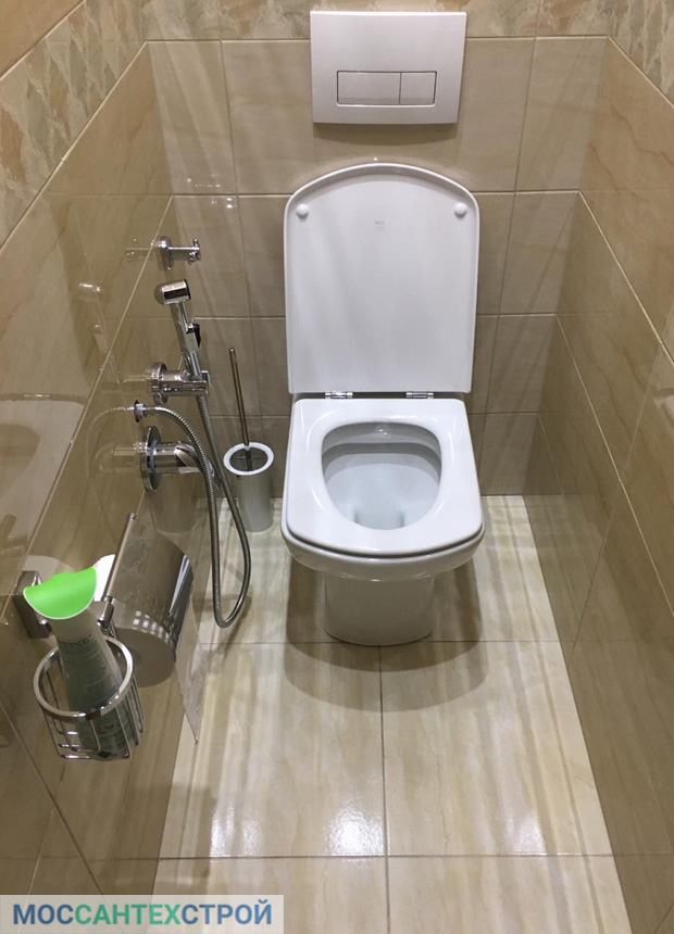 фото-25 ремонт ванной комнаты и туалета в Москве