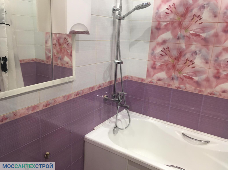 Ремонт ванной комнаты и туалета, санузла под ключ от Моссантехстрой,  фото и цены проекта _25