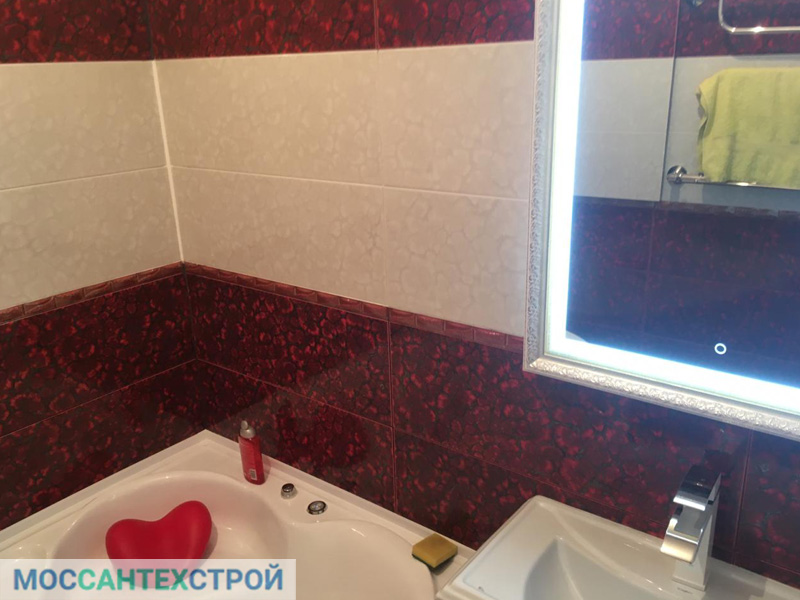 Ремонт ванной комнаты и туалета, санузла под ключ от Моссантехстрой,  фото и цены проекта _45