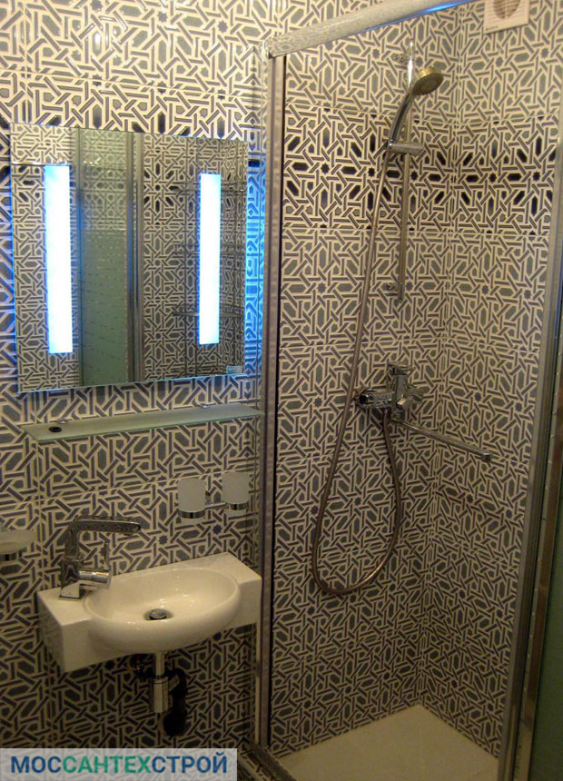 фото-91 ремонт ванной комнаты и туалета в Москве