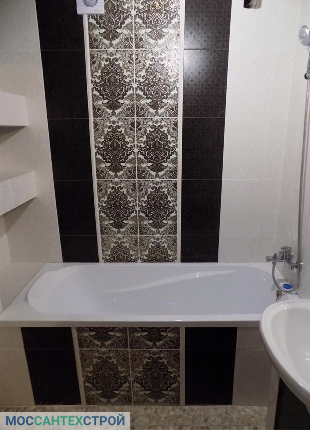 Ремонт ванной комнаты и туалета, санузла под ключ от Моссантехстрой,  фото и цены проекта _39