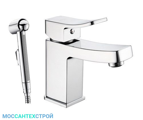 Ремонт ванной и туалета, санузла 1068_Смеситель-для-умывальника-с-гигиенической-лейкой